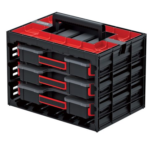Tagercase 40 KTC40306S Szerszámtároló Koffer Fekete