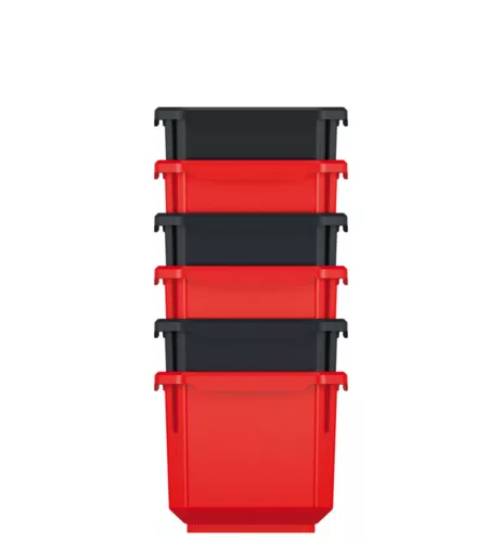 Titan KTIS11 Műhelytároló Készlet Piros