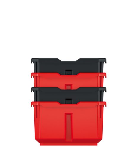 Titan KTIS16 Műhelyi Tárolódoboz Készlet Fekete