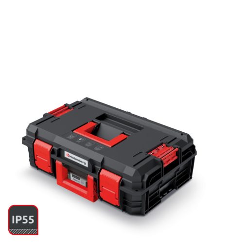 Kistenberg X Block Pro 20 Szerszámosláda Fém Zsanérokkal - Fekete