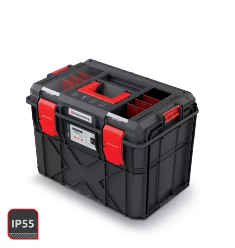 X Block LOG 40 Professzionális Szerszámosláda Fekete IP55 Védettséggel