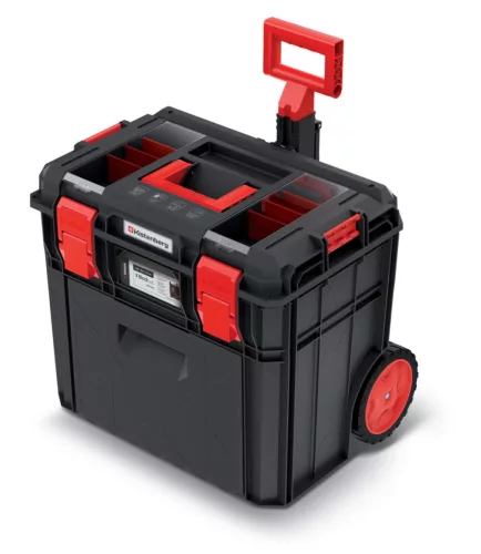 X Block LOG 50 Gurulós Szerszámosláda Fiókkal - Fekete