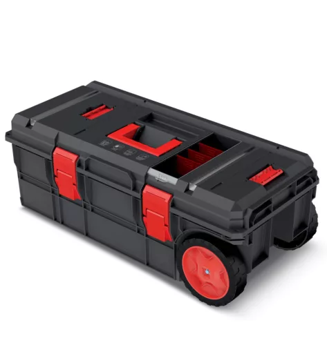 X Block Wagon Log 80 Mobil Szerszámosláda Kerekes Fekete