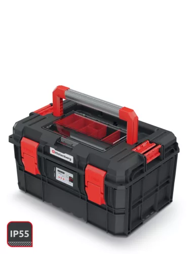 X Block ALU LOG 30 Professzionális Szerszámosláda Fekete-Piros IP55