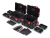 X Block ALU LOG Moduláris Szerszámosláda Szett IP55 Fekete-Piros