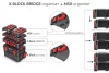 X Block Bridge KXBB5540B Moduláris Szerszámrendező Adapter Fekete