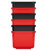 X Block Box Műhelytároló Készlet Piros-Fekete
