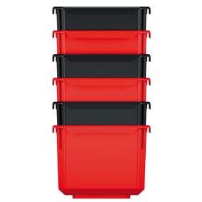 X Block Box Műhelytároló Készlet Fekete