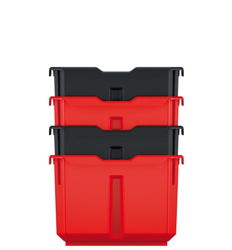 X Block Box KXBS1614 Műhelyi Tárolódoboz Készlet Piros