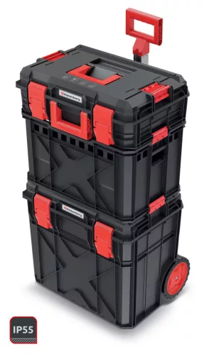 X Block Pro Moduláris Szerszámtároló Rendszer - Fekete/Piros