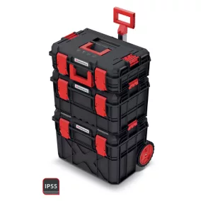   X Block Pro Moduláris Szerszámosláda Szett IP55 Fekete-Piros
