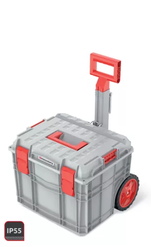 C Block Cool Grey 4C Pro Gurulós Szerszámosláda Szürke-Piros