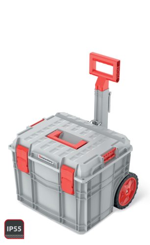 C Block Cool Grey 4C Pro Gurulós Szerszámosláda Szürke-Piros