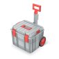 C Block Cool Grey 4C Pro Gurulós Szerszámosláda Szürke-Piros