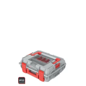   C Block Cool Grey 4C ALU LOG Szerszámosláda Szürke-Piros IP55