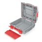 C Block Cool Grey 4C ALU LOG Szerszámosláda Szürke-Piros IP55