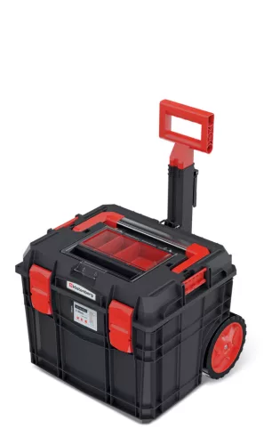 C Block ALU LOG 40 Gurulós Szerszámosláda Fekete-Piros