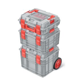   Kistenberg C Block Cool Grey 4C Szerszámosláda Készlet Alumínium Fogantyúval