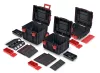 Kistenberg C Block ALU LOG Moduláris Szerszámosláda Szett Fekete-Piros
