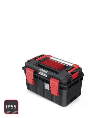 Kistenberg S Block ALU LOG 45 Szerszámosláda Fekete-Piros IP55