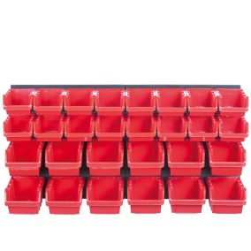 Orderline KOR1-S411 Szerszámtároló Panel Rendszer Fekete