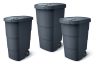Prosperplast Wheeler Mobil Hulladékgyűjtő Fekete 90L