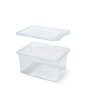 Prosperplast Cargobox 300 Átlátszó Tárolódoboz Görgőkkel