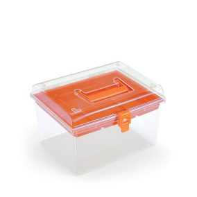 Prosperplast NUF Rendszerező Doboz Fekete 24,5 cm