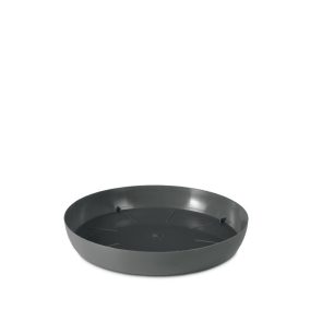 Terra Műanyag Virágcserép Alátét Antracit 8 cm