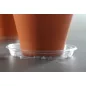 Coubi Átlátszó Műanyag Virágtartó Alátét 17,5 cm