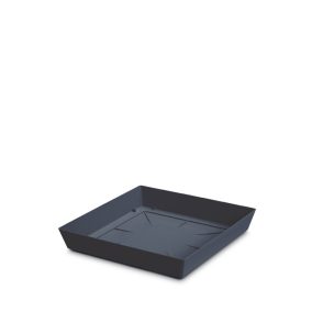 Lofly Négyzetes Virágtartó Alátét Antracit 16.5 cm