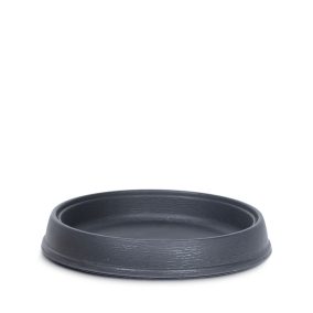 Massive Antracit Virágtartó Alátét 45 cm