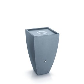   Modena 200L Esővízgyűjtő Tartály Szürke Dekoratív Virágtartóval