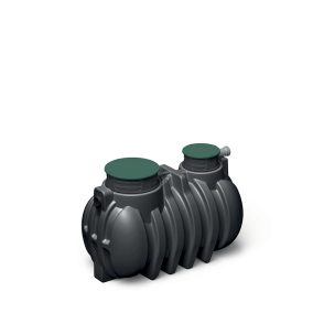   Unground R-2000 Földalatti Esővízgyűjtő Tartály Fekete 2000L