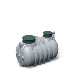   Unground R-3000 Földalatti Esővízgyűjtő Tartály Világosszürke 3000L