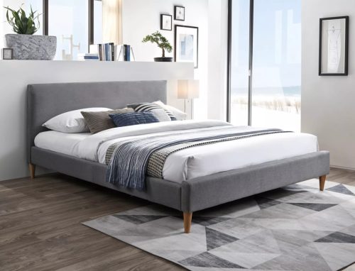 Acoma Modern Kárpitozott Ágy Bársony Antik Rózsaszín