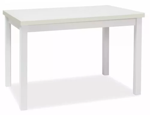 Adam 120 Fehér Matt Étkezőasztal Laminált MDF