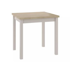 Adam 80 Négyzetes Étkezőasztal Laminált Tölgy/Kasmír