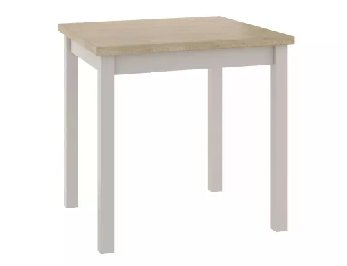 Adam 80 Négyzetes Étkezőasztal Laminált Tölgy/Kasmír