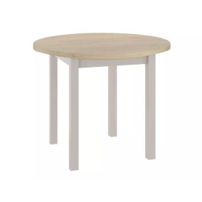 Adam fi80 Kerek Étkezőasztal Laminált Tölgy/Kasmír