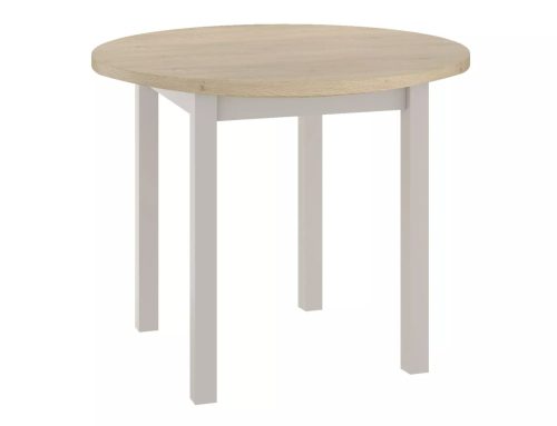 Adam fi80 Kerek Étkezőasztal Laminált Tölgy/Kasmír