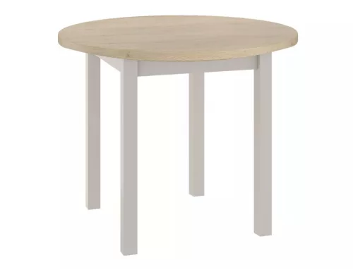 Adam fi80 Kerek Étkezőasztal Laminált Tölgy/Kasmír