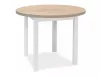 Adam Fi80 Kerek Étkezőasztal Laminált Tölgy/Fehér