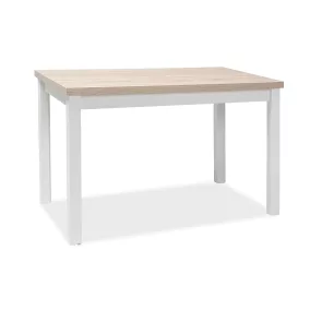   Adam 100 Sonoma Tölgy Étkezőasztal Laminált Fehér Vázzal