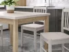 Adam 80 Négyzetes Étkezőasztal Laminált Kasmír-Cremona Tölgy