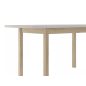 Adam 125 Kihúzható Étkezőasztal Laminált Kasmír-Tölgy