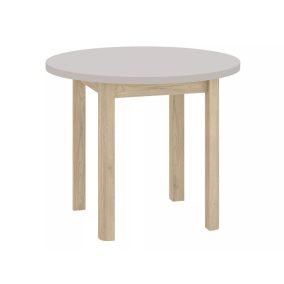   Adam fi80 Kerek Étkezőasztal Laminált Kasmír-Cremona Tölgy