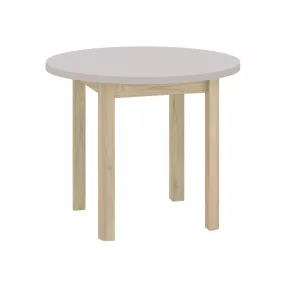   Adam fi80 Kerek Étkezőasztal Laminált Kasmír-Cremona Tölgy