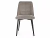 Aldo Brego Étkezőszék Bézs Szövet Fekete Fém Vázzal
