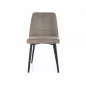 Aldo Brego Étkezőszék Bézs Szövet Fekete Fém Vázzal